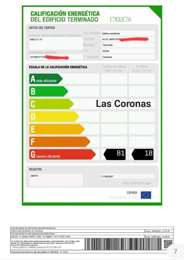 Vivienda Vacacional Las Coronas 48 Costa Teguise Esterno foto